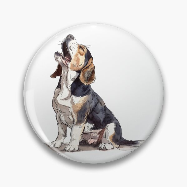 Item preview, Beagle Dog | Cute Puppy Aesthetic Art designed and sold by Mandayartstudio.