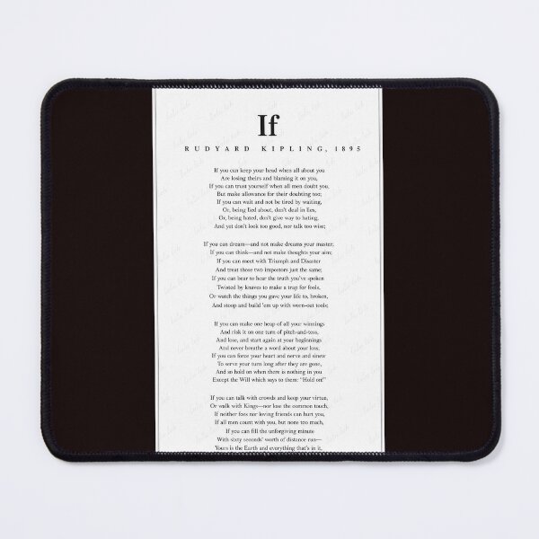 Item preview, IF Rudyard Kipling Silver edition  designed and sold by LuluLeb.