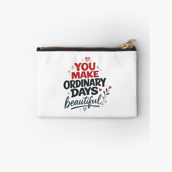 Item preview, You Make Ordinary Days Beautiful | Romantic Typography Quote | Minimal Love Design designed and sold by Lovestickerco.