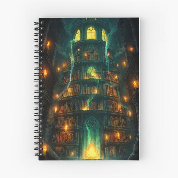 Item preview, Enchanted Library Tower of Ancient Books designed and sold by StudioForge.