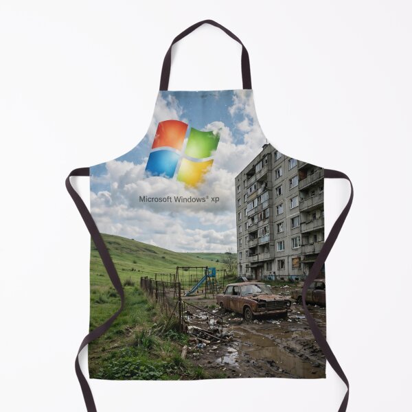 Item preview, Windows XP Bliss Over Post-Soviet Housing Estate designed and sold by Late Theory.