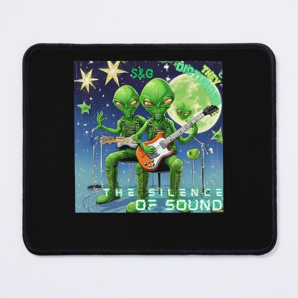 Item preview, Green Alien Band Playing Rock Guitar designed and sold by BeaaastDSN.