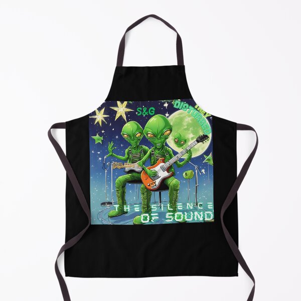 Item preview, Green Alien Band Playing Rock Guitar designed and sold by BeaaastDSN.