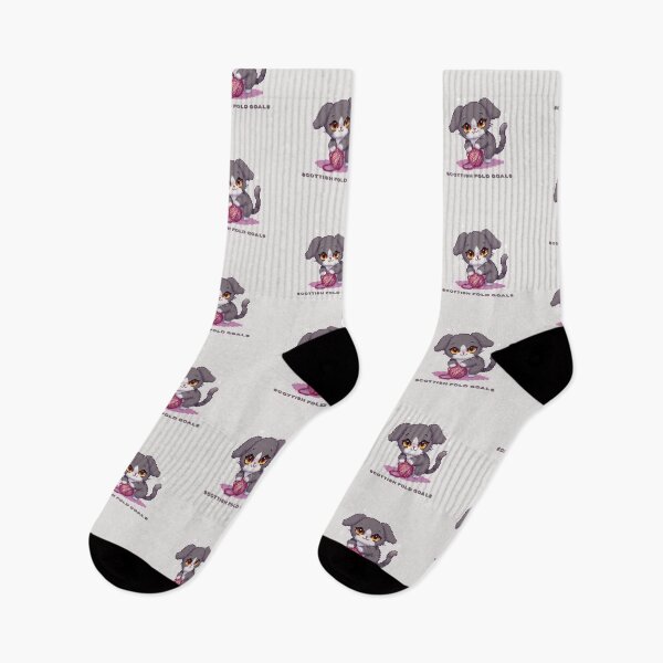 Item preview, Scottish Fold Goals designed and sold by TeeHee Puns.
