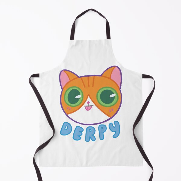 Item preview, Derpy Cat Cute Funny Big Eyes Tabby Blep Typography Art designed and sold by ariannagarci.