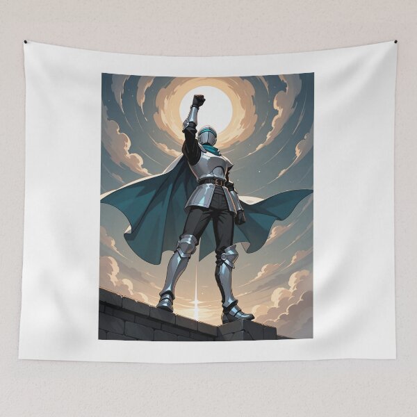 Item preview, Illustration - Fantasy Medieval Hero, Epic Bravery designed and sold by AnimeShin.