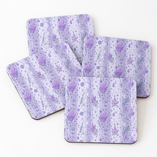 Item preview, Mystic Crystals and Moon Phases Cute Crayon Pattern designed and sold by VectorForge.