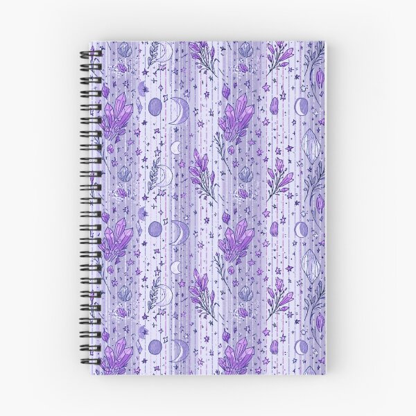 Item preview, Mystic Crystals and Moon Phases Cute Crayon Pattern designed and sold by VectorForge.