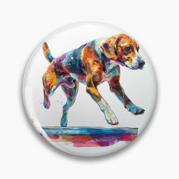 Item preview, Beagle Dog | Cute Puppy Aesthetic Art designed and sold by Mandayartstudio.