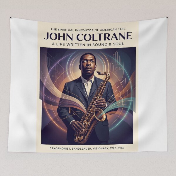 Item preview, John Coltrane – A Life Written in Sound & Soul Art  designed and sold by ARTROGAN.