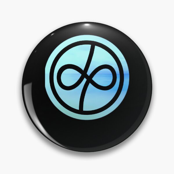 Item preview, Purple Infinity Symbol Blue Circle Emblem designed and sold by noippo.