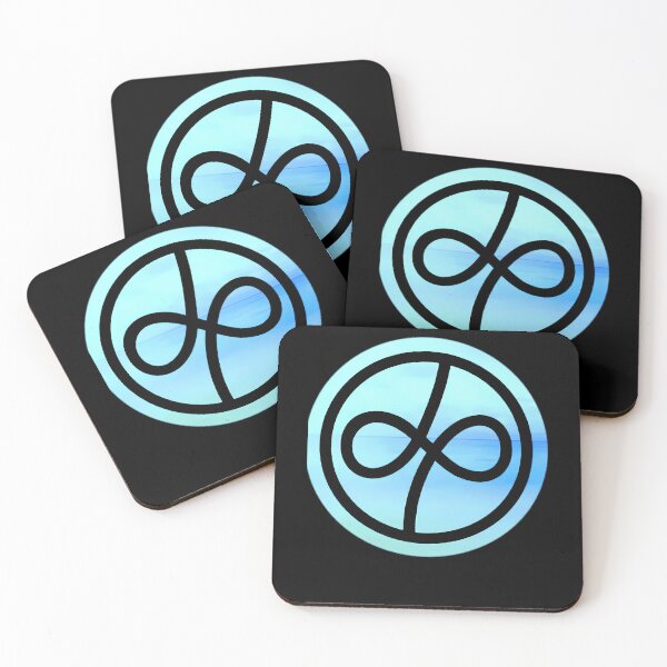 Item preview, Purple Infinity Symbol Blue Circle Emblem designed and sold by noippo.