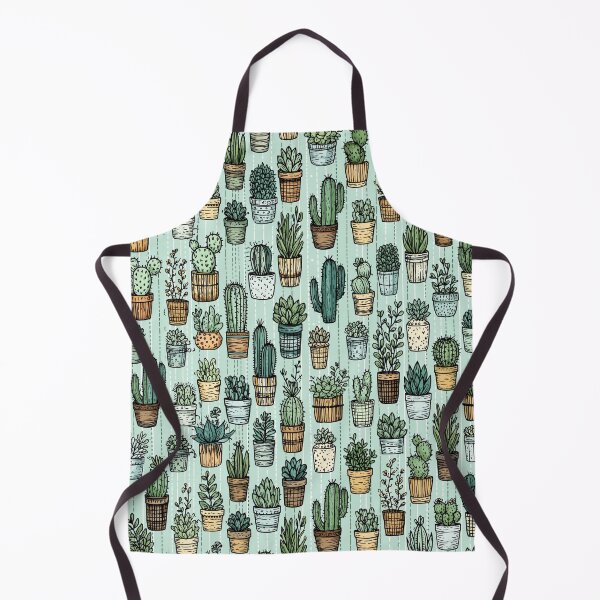 Item preview, Cute Potted Cacti and Succulents Botanical Pattern designed and sold by VectorForge.