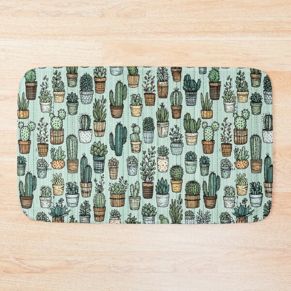 Item preview, Cute Potted Cacti and Succulents Botanical Pattern designed and sold by VectorForge.