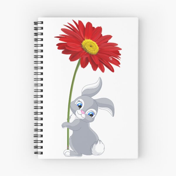 Item preview, Bunny holding a Gerbera  designed and sold by Intriguing Eclectives by Janelle  K.