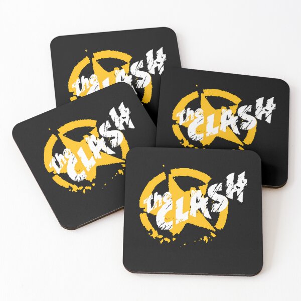 Item preview, The Clash Yellow Star and White Brush designed and sold by A Better Day.