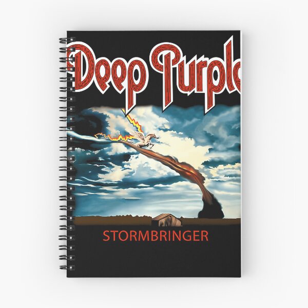Item preview, Deep Purple Stormbringer Flying Pegasus Cloudscape designed and sold by A Better Day.