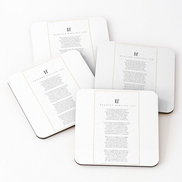 Item preview, IF Rudyard Kipling Golden Frame Edition designed and sold by LuluLeb.