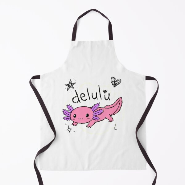 Item preview, Cute Axolotl Sticker Delulu Anti-Design Chaotic Cute Hand Drawn Kawaii Pink Purple Doodle Aesthetic designed and sold by Obinne.