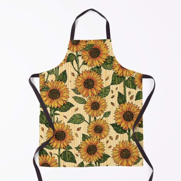Item preview, Vintage Sunflowers Pattern Cute Crayon Style designed and sold by VectorForge.
