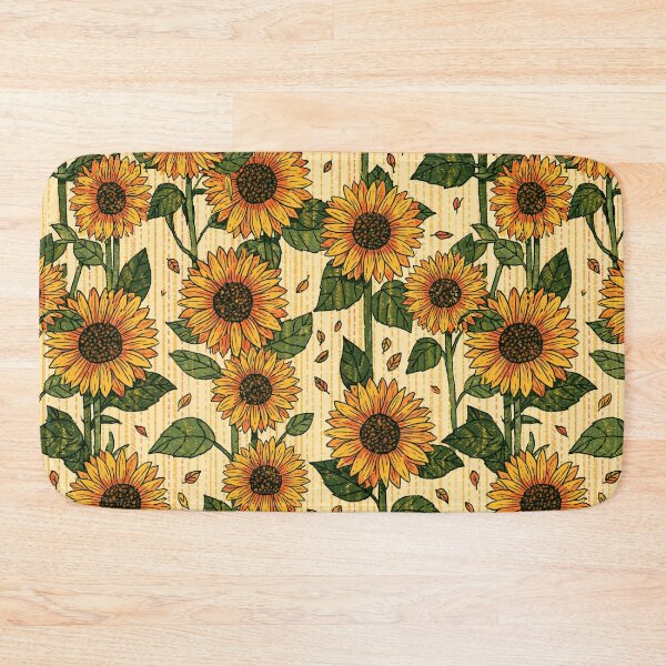Item preview, Vintage Sunflowers Pattern Cute Crayon Style designed and sold by VectorForge.