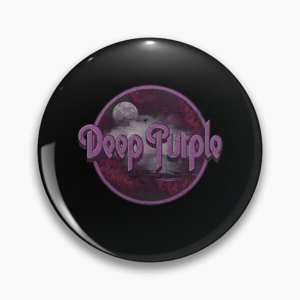 Item preview, Deep Purple Moonlit Night and Clouds Purple Textured Circle designed and sold by A Better Day.