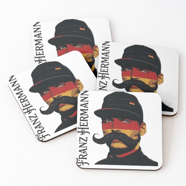 Item preview, Portrait Man Mustache German Flag Colors  designed and sold by PlanetSerpo.
