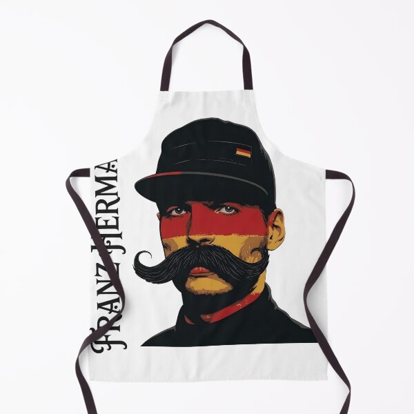 Item preview, Portrait Man Mustache German Flag Colors designed and sold by PlanetSerpo.