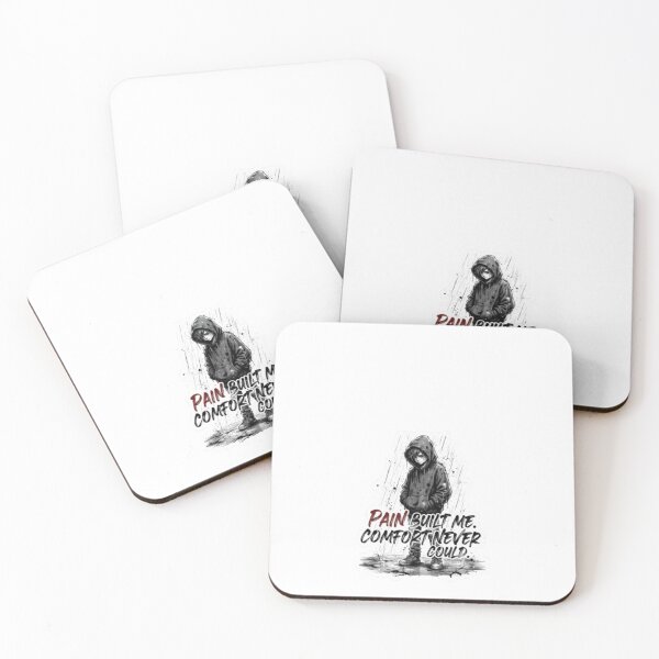 Item preview, Pain Built Me Comfort Never Could Aesthetic Anime Boy Sticker designed and sold by Trendykunnu.