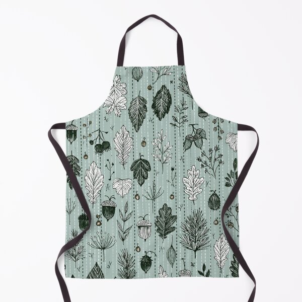 Item preview, Forest Wildlife Leaves and Acorns Botanical Pattern designed and sold by VectorForge.