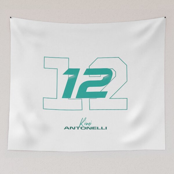 Item preview, Number 12 Kimi Antonelli Racing Identity designed and sold by PlanetSerpo.