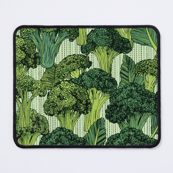 Item preview, Fresh Green Broccoli Vegetable Cute Crayon Pattern designed and sold by VectorForge.