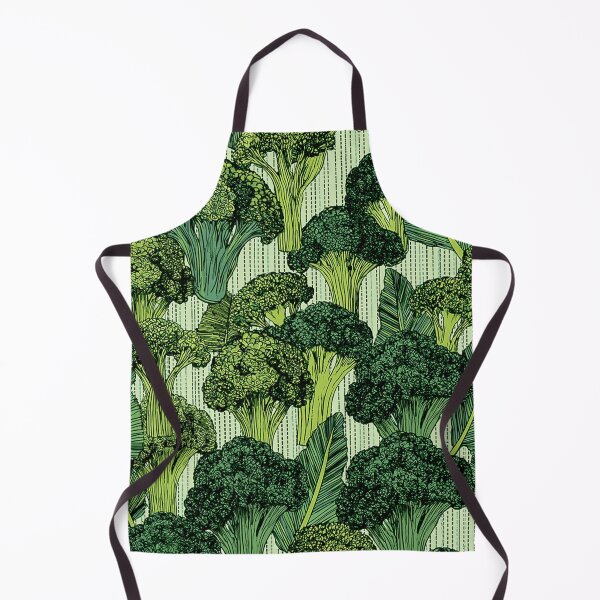 Item preview, Fresh Green Broccoli Vegetable Cute Crayon Pattern designed and sold by VectorForge.