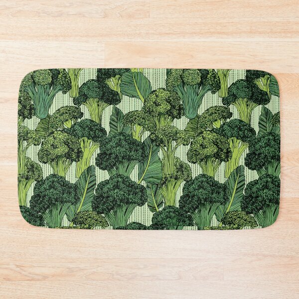 Item preview, Fresh Green Broccoli Vegetable Cute Crayon Pattern designed and sold by VectorForge.