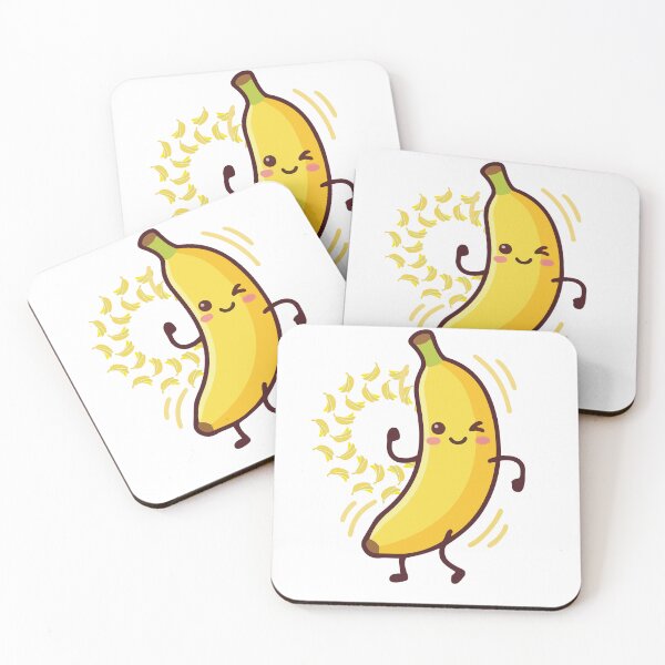 Item preview, Cute Dancing Banana Cartoon Illustration designed and sold by     Sela Art .