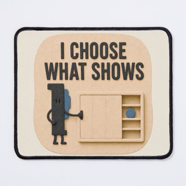 Item preview, I Choose What Shows | Privacy Boundary Character Art designed and sold by Unhurried Turn Studio.