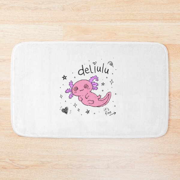 Item preview, Delulu Axolotl Sticker Spiral Eyes Dazed Dreamy Cute Hand Drawn Kawaii Pink Purple Sparkle Chaotic Anti Design Meme designed and sold by Obinne.
