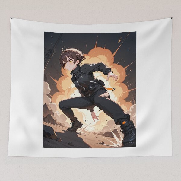 Item preview, Illustration - Stylized Female Character, Dynamic Action Scene designed and sold by AnimeShin.