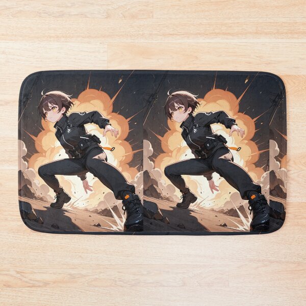 Item preview, Illustration - Stylized Female Character, Dynamic Action Scene designed and sold by AnimeShin.