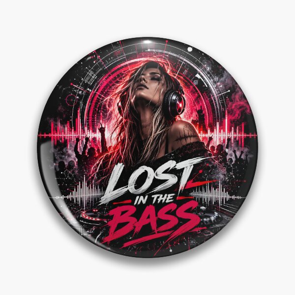 Item preview, Lost in the Bass – Electronic Music & Rave Vibes designed and sold by Peter Kaul.
