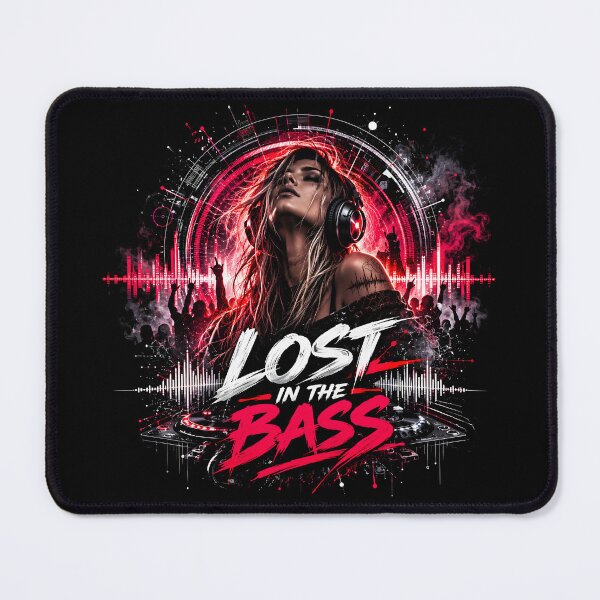 Item preview, Lost in the Bass – Electronic Music & Rave Vibes designed and sold by Peter Kaul.