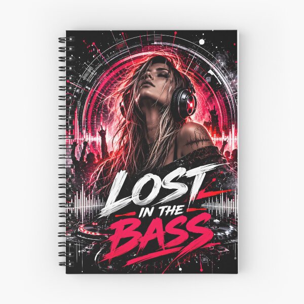 Item preview, Lost in the Bass – Electronic Music & Rave Vibes designed and sold by Peter Kaul.
