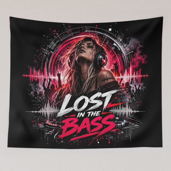Item preview, Lost in the Bass – Electronic Music & Rave Vibes designed and sold by Peter Kaul.