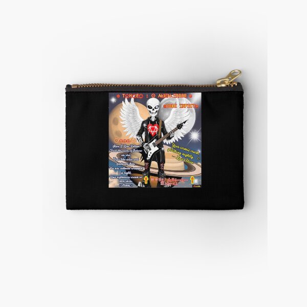 Item preview, Skeleton Guitarist With Angel Wings And Space Planet designed and sold by RinkeshV.
