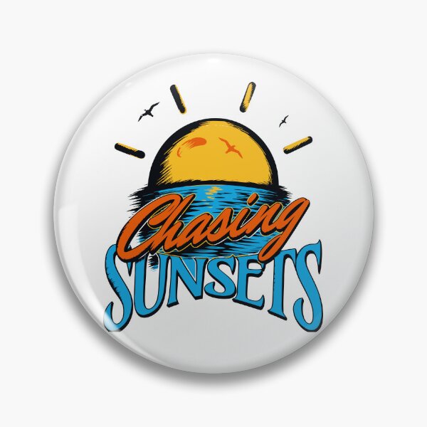 Item preview, Chasing Sunsets California Surf Beach Blue Ocean Palm Trees Art designed and sold by illeN-Art-World.