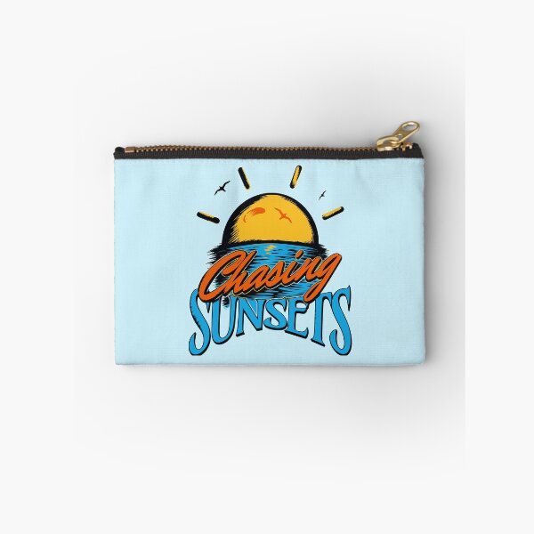 Item preview, Chasing Sunsets California Surf Beach Blue Ocean Palm Trees Art designed and sold by illeN-Art-World.