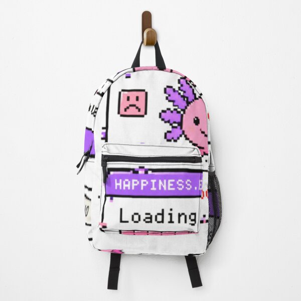 Item preview, Error Too Cute Axolotl Sticker Windows 95 Pixel Art Retro Computer Loading Happiness Glitch Meme Kawaii Pink Purple Nostalgia designed and sold by Obinne.