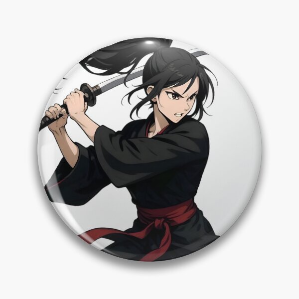 Item preview, Young Vigorous Girl Student Samurai with Katana – Japanese Warrior Girl Art designed and sold by Lag-Threads.