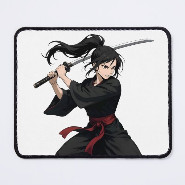 Item preview, Young Vigorous Girl Student Samurai with Katana – Japanese Warrior Girl Art designed and sold by Lag-Threads.