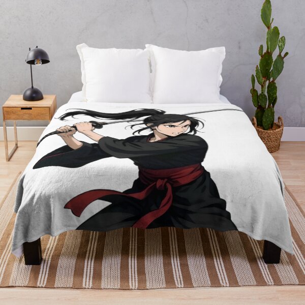Item preview, Young Vigorous Girl Student Samurai with Katana – Japanese Warrior Girl Art designed and sold by Lag-Threads.